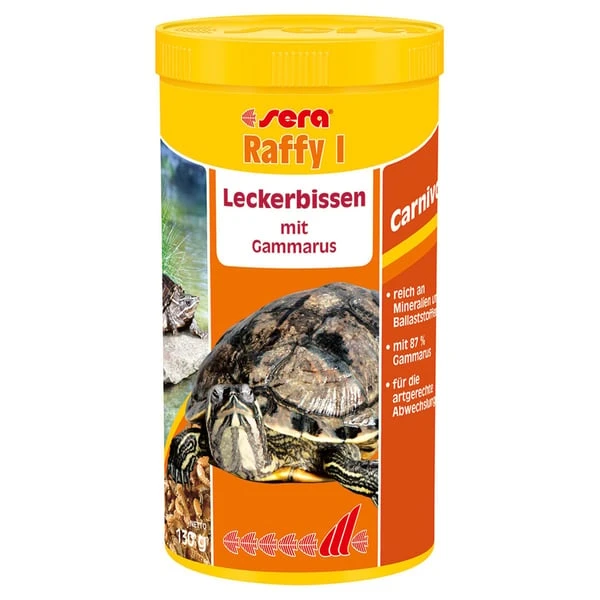 Sera Schildkrötenfutter Raffy I 3 Sera Schildkrötenfutter Raffy I