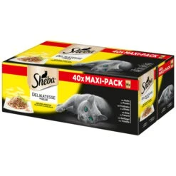 Sheba Delikatessen In Gelee Geflügel Variation Multipack 40x85g