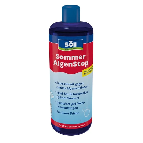 Söll Teichpflege Sommer Algen Stop 3 Söll Teichpflege Sommer Algen Stop