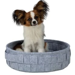 Trixie Designbett Lennie In Grau -Haustierprodukte trixie bett lennie grau 1