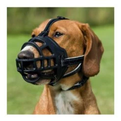 Trixie Muzzle Flex Maulkorb Schwarz -Haustierprodukte trixie flex maulkorb silikon s xl 01
