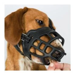 Trixie Muzzle Flex Maulkorb Schwarz -Haustierprodukte trixie flex maulkorb silikon s xl 03