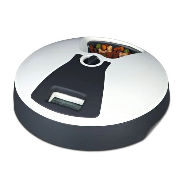 Trixie Futterautomat TX6 Grau/weiß 3 Trixie Futterautomat TX6 Grau/weiß