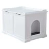 Trixie Katzenhaus Für Katzentoilette XL, Weiß 1 Trixie Katzenhaus Für Katzentoilette XL, Weiß -Haustierprodukte trixie katzenhaus fur katzentoilette xl 2