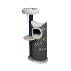 Trixie Kratzbaum Juana 134 Cm - Taupe/Lichtgrau -Haustierprodukte trixie kratzbaum juana 134cm taupe lichtgrau 01