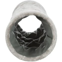 Trixie Spieltunnel, Plüsch - Grau -Haustierprodukte trixie spieltunnel plusch grau 3