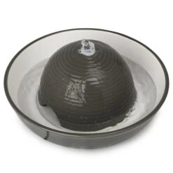 Trixie Trinkbrunnen Keramik Vital Flow 1,5 L, Grau/weiß -Haustierprodukte trixie trinkbrunnen keramik vital flow 1 5 l grau weiss 3