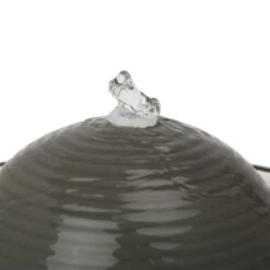 Trixie Trinkbrunnen Keramik Vital Flow 1,5 L, Grau/weiß -Haustierprodukte trixie trinkbrunnen keramik vital flow 1 5 l grau weiss 4