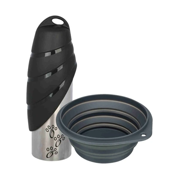 Trixie Reise-Set Flasche Mit Trinknapf 0,75 L Und Reisenapf 0,5 L 3 Trixie Reise-Set Flasche Mit Trinknapf 0,75 L Und Reisenapf 0,5 L