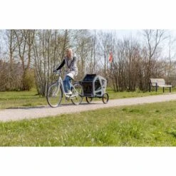 Trixie Fahrrad-Anhänger Grau/Salbei -Haustierprodukte trixie fahrradanhaenger 10