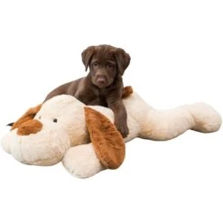 Trixie Ankuschelhund Benny Plüsch 75cm 5 Trixie Ankuschelhund Benny Plüsch 75cm -Haustierprodukte trixie kuschelhund benny 2