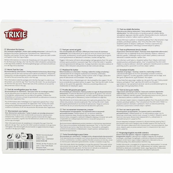 Trixie Wurmtest Für Katzen 4 Trixie Wurmtest Für Katzen – Bild 2