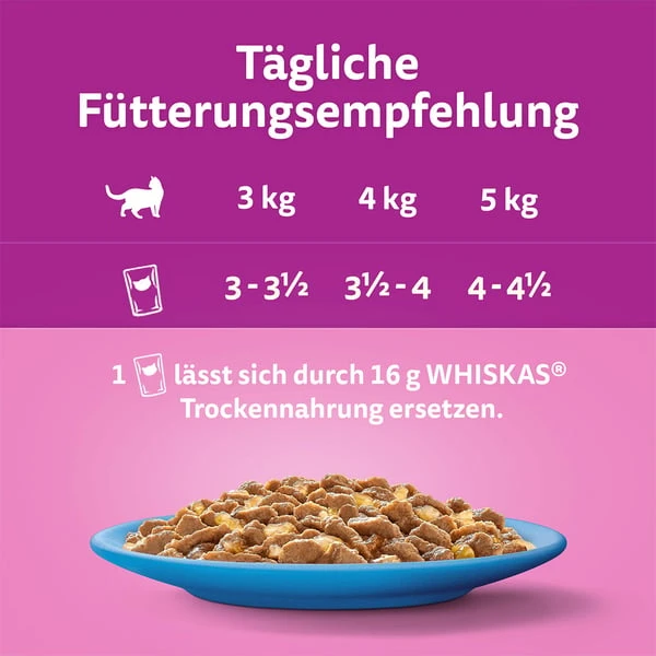 Whiskas Multipack 1+ Fisch Auswahl Gelee 80x85g 5 Whiskas Multipack 1+ Fisch Auswahl Gelee 80x85g – Bild 3