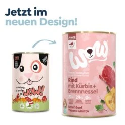 WOW Junior Rind 5 WOW Junior Rind -Haustierprodukte wow junior rind 400g neues design