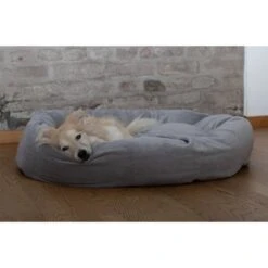 ZooRoyal Kuschelbett Rund Für Haustiere 95 Cm 12 ZooRoyal Kuschelbett Rund Für Haustiere 95 Cm -Haustierprodukte zooroyal hundebett rund grau 2