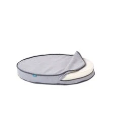 ZooRoyal Orthopädisches Hundekissen Elias Rund Grau 16 ZooRoyal Orthopädisches Hundekissen Elias Rund Grau -Haustierprodukte zooroyal hundekissen elias rund grau 3