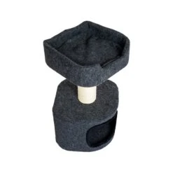 ZooRoyal Kratzbaum Alva 75cm Filz Anthrazit -Haustierprodukte zooroyal kratzbaum alva 5605b40cae2ae6