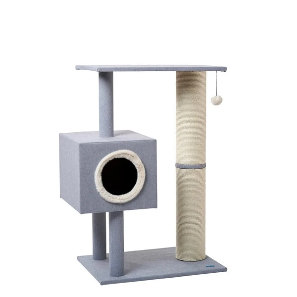 ZooRoyal Kratzbaum Linnea Grau 93,5 Cm 3 ZooRoyal Kratzbaum Linnea Grau 93,5 Cm