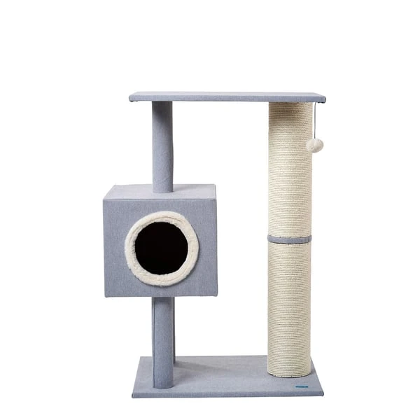 ZooRoyal Kratzbaum Linnea Grau 93,5 Cm 4 ZooRoyal Kratzbaum Linnea Grau 93,5 Cm – Bild 2