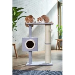 ZooRoyal Kratzbaum Linnea Grau 93,5 Cm 12 ZooRoyal Kratzbaum Linnea Grau 93,5 Cm -Haustierprodukte zooroyal kratzbaum linnea grau 3