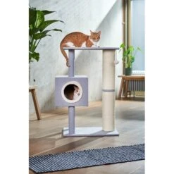 ZooRoyal Kratzbaum Linnea Grau 93,5 Cm 13 ZooRoyal Kratzbaum Linnea Grau 93,5 Cm -Haustierprodukte zooroyal kratzbaum linnea grau 4