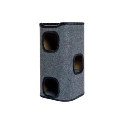 ZooRoyal Premium Kratztonne Jori 78cm Filz Anthrazit -Haustierprodukte zooroyal kratztonne jori 2605b3e748bf68