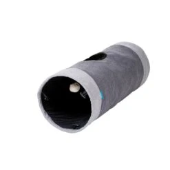 ZooRoyal Rascheltunnel Maja Grau Ø 30 X 90 Cm -Haustierprodukte zooroyal rascheltunnel maja 2
