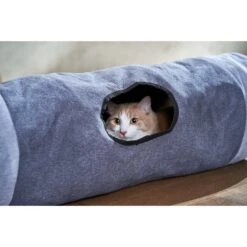 ZooRoyal Rascheltunnel Maja Grau Ø 30 X 90 Cm -Haustierprodukte zooroyal rascheltunnel maja 6