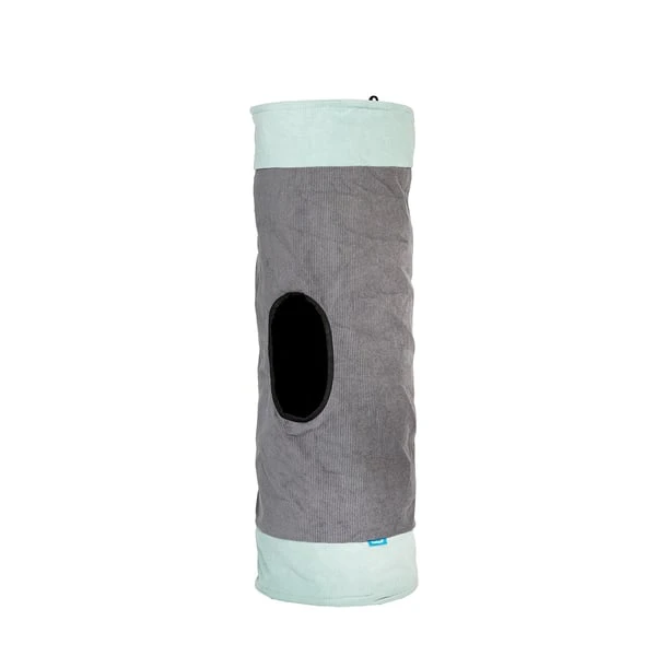 ZooRoyal Rascheltunnel Maja Anthrazit Ø 30 X 90 Cm 4 ZooRoyal Rascheltunnel Maja Anthrazit Ø 30 X 90 Cm – Bild 2