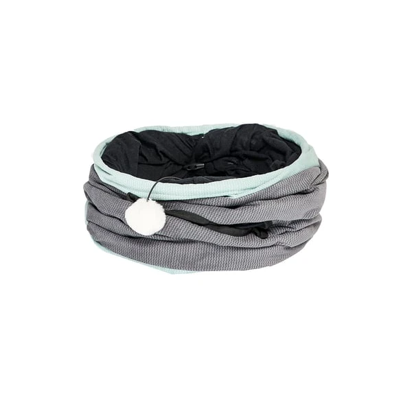 ZooRoyal Rascheltunnel Maja Anthrazit Ø 30 X 90 Cm 6 ZooRoyal Rascheltunnel Maja Anthrazit Ø 30 X 90 Cm – Bild 4