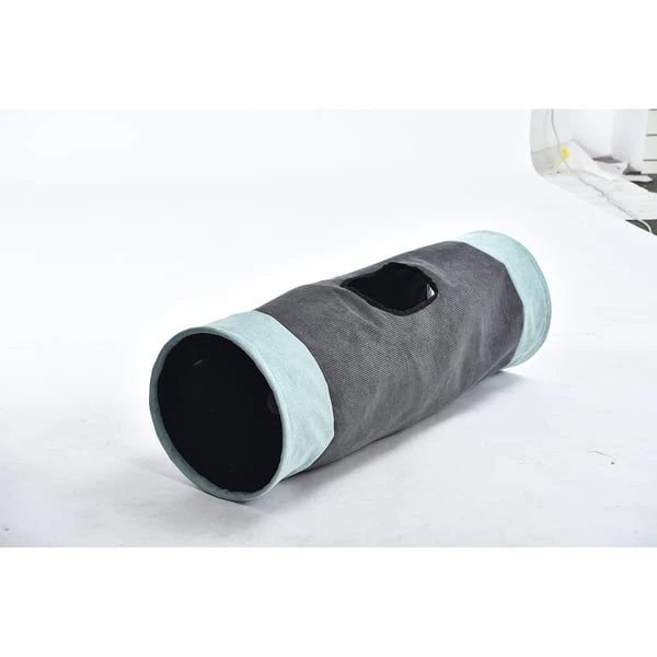 ZooRoyal Rascheltunnel Maja Anthrazit Ø 30 X 90 Cm 7 ZooRoyal Rascheltunnel Maja Anthrazit Ø 30 X 90 Cm – Bild 5