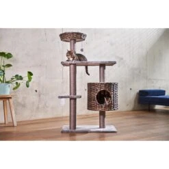 ZooRoyal Kratzbaum Lilly 127 Cm Cappuccino 25 ZooRoyal Kratzbaum Lilly 127 Cm Cappuccino -Haustierprodukte zooroyal kratzbaum lilly 127cm cappuccino web 1