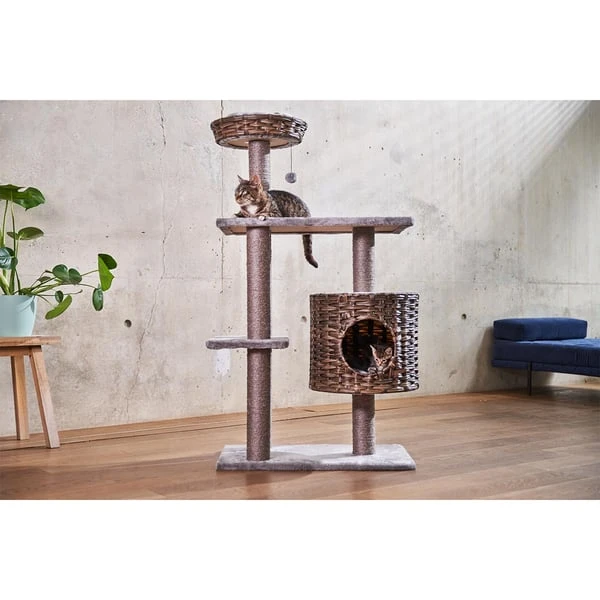 ZooRoyal Kratzbaum Lilly 127 Cm Cappuccino 14 ZooRoyal Kratzbaum Lilly 127 Cm Cappuccino – Bild 12