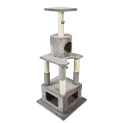 ZooRoyal Kratzbaum Mia 146cm Grau -Haustierprodukte zooroyal kratzbaum mia 146cm grau 7